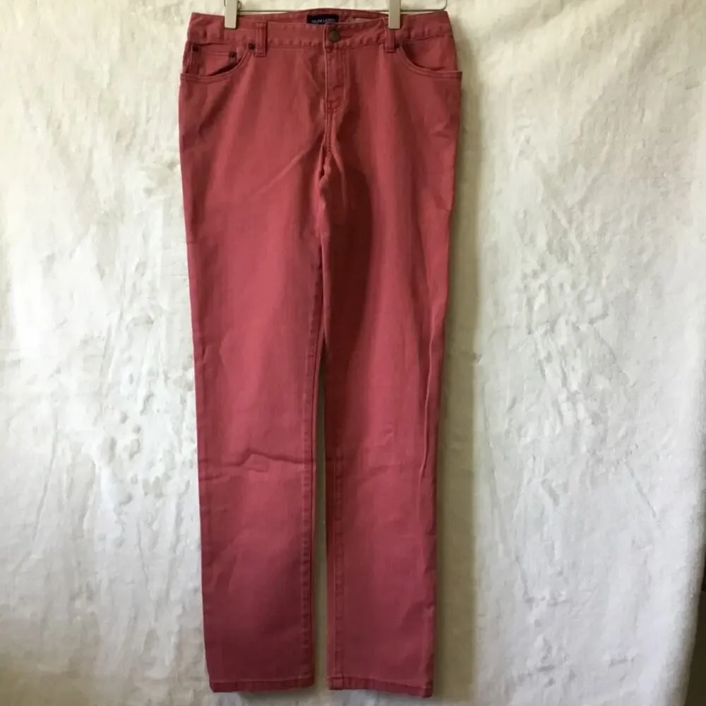 Ralph Lauren Girl Red-Orange Skinny Jeans